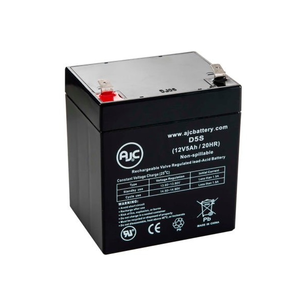 Battery Clerk AJC BB HR5.5-12-T2, HR5.5-12T2 12V 5Ah UPS Battery HR5.5-12-T2-BB-12V-5Ah-UPS - main